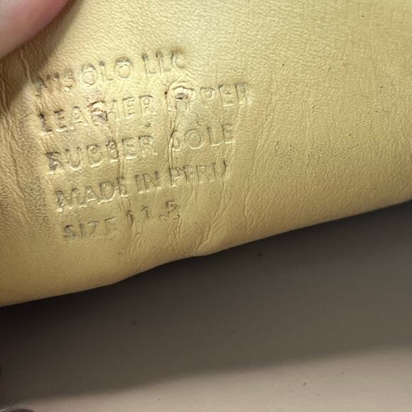 Nisolo Huarache Woven Leather Sandal Slip On Leather Brandy Men 11.5 NWOB - Picture 9 of 9